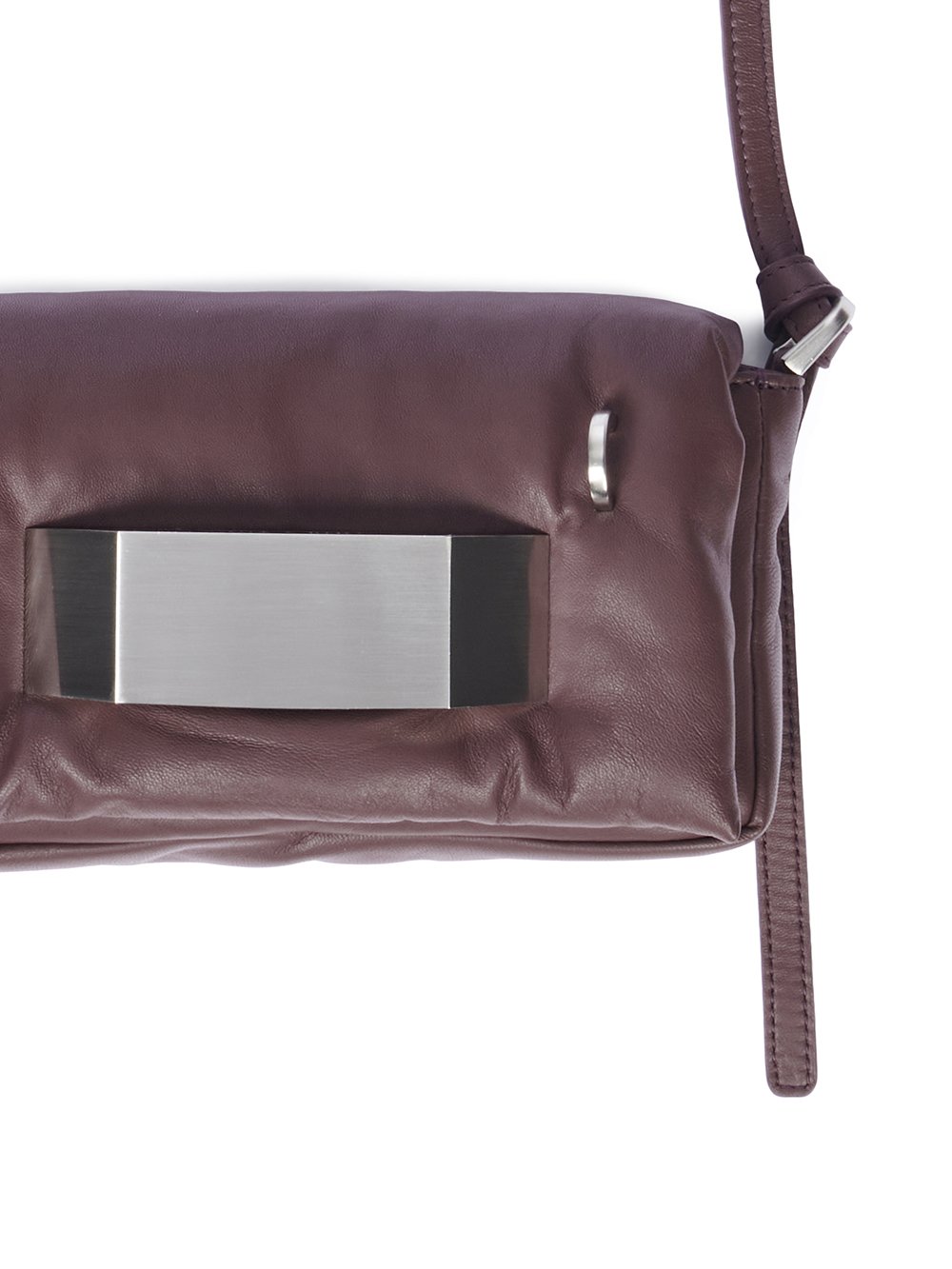 RICK OWENS FW23 LUXOR PILLOW GRIFFIN IN AMETHYST PEACHED LAMBSKIN