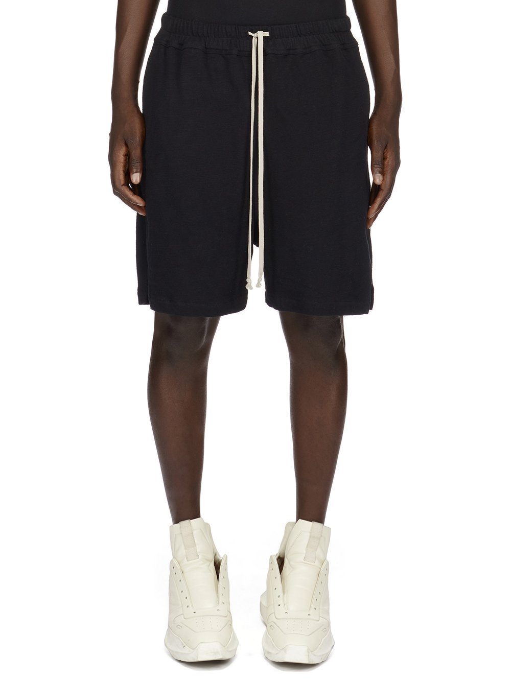 RICK OWENS FW23 LUXOR BOXERS IN  BLACK BIGARZATO JERSEY 