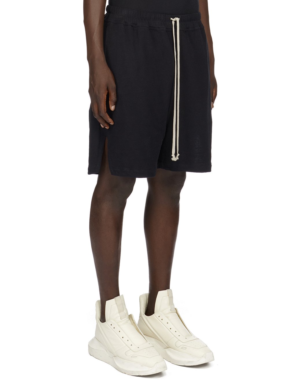 RICK OWENS FW23 LUXOR BOXERS IN  BLACK BIGARZATO JERSEY 