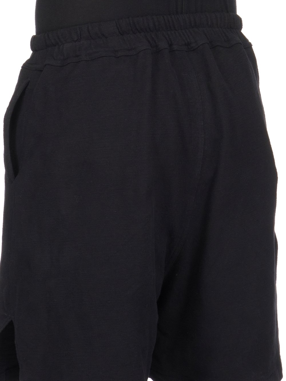 RICK OWENS FW23 LUXOR BOXERS IN  BLACK BIGARZATO JERSEY 