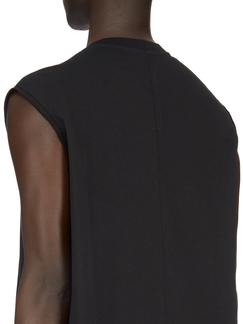 RICK OWENS FW23 LUXOR TARP T IN  BLACK CLASSIC COTTON JERSEY