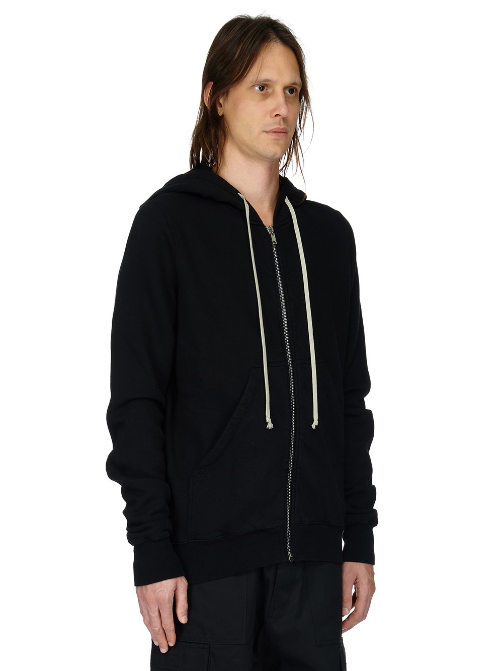 DRKSHDW FW23 LUXOR JASON'S HOODIE IN BLACK FURKA HEAVY SWEATSHIRT