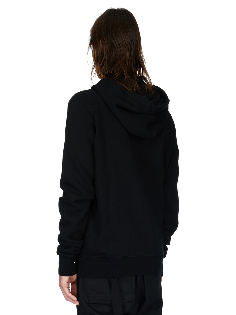 DRKSHDW FW23 LUXOR JASON'S HOODIE IN BLACK FURKA HEAVY SWEATSHIRT