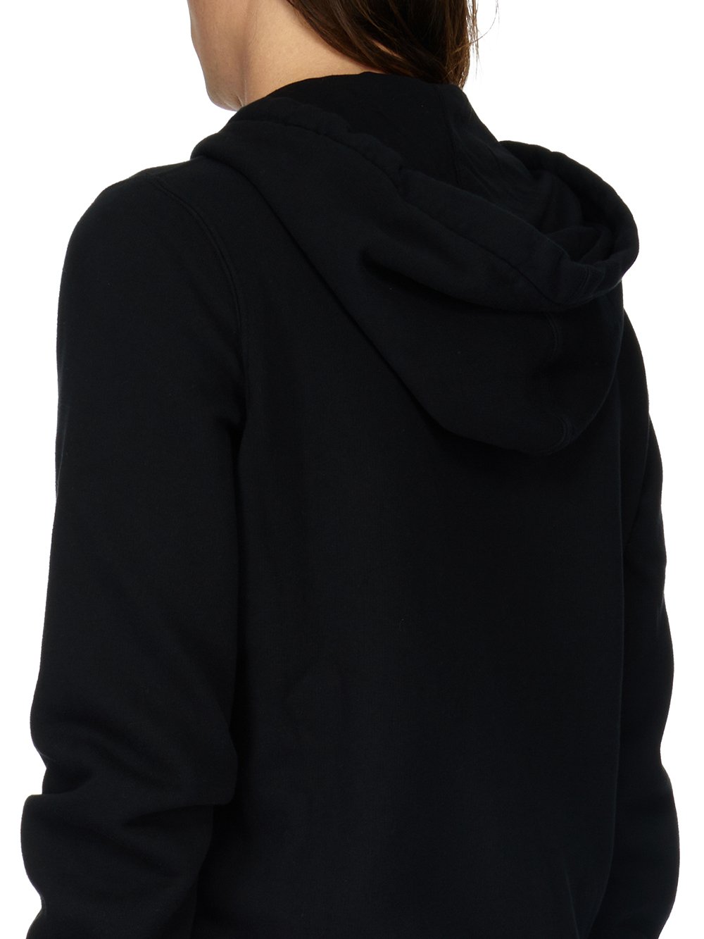 DRKSHDW FW23 LUXOR JASON'S HOODIE IN BLACK FURKA HEAVY SWEATSHIRT