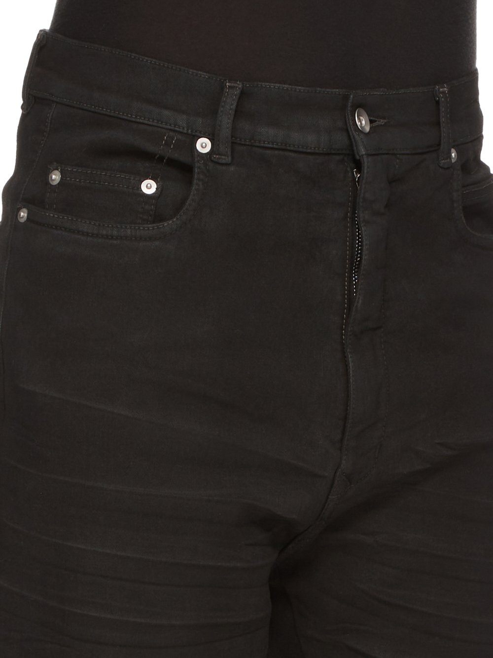 DRKSHDW FW23 LUXOR BOLAN BOOTCUT IN BLACKETY BLACK STRETCH DENIM