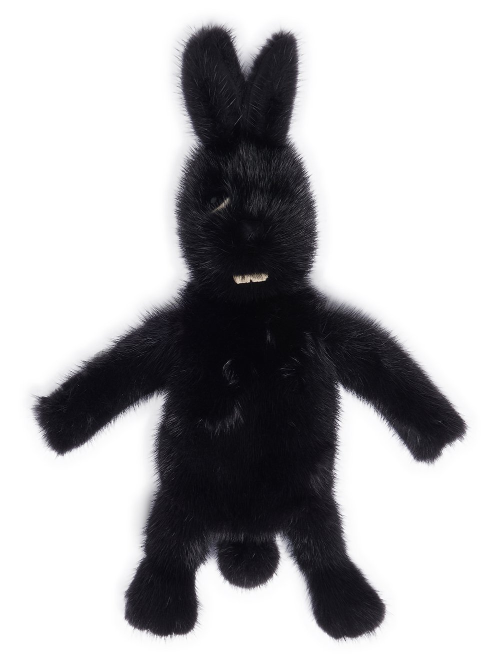 RICK OWENS HUN BUNNY IN BLACK MINK FUR 