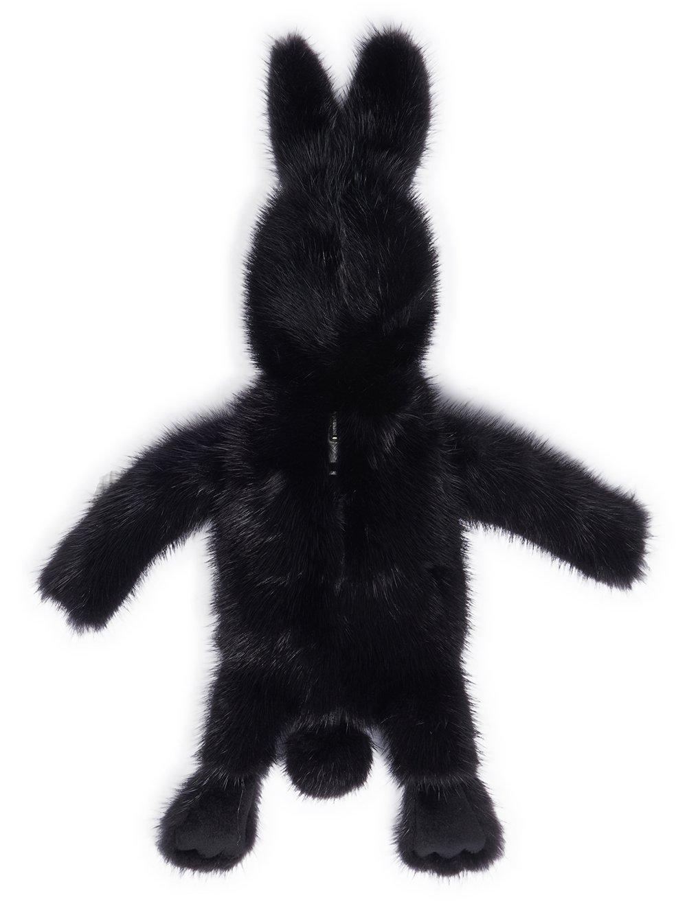 RICK OWENS HUN BUNNY IN BLACK MINK FUR 