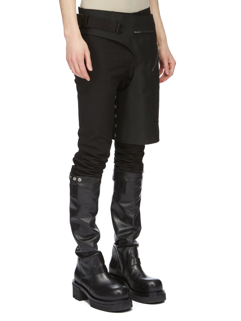 RICK OWENS FW23 LUXOR STROBE CHAP IN HEAVY CORDURA 