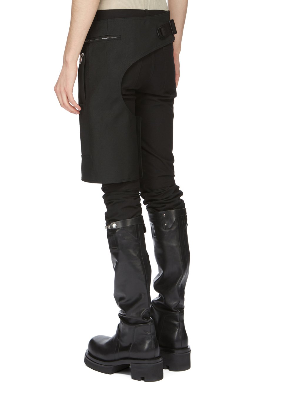 RICK OWENS FW23 LUXOR STROBE CHAP IN HEAVY CORDURA 