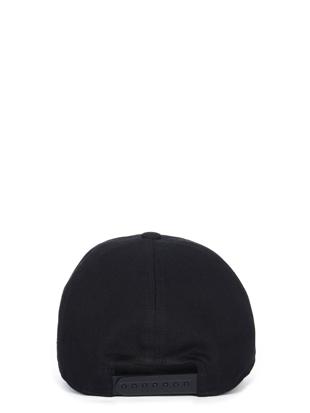 RICK OWENS FW23 LUXOR BASEBALL CAP IN BLACK AND PEARL 13OZ OVERDYED DENIM