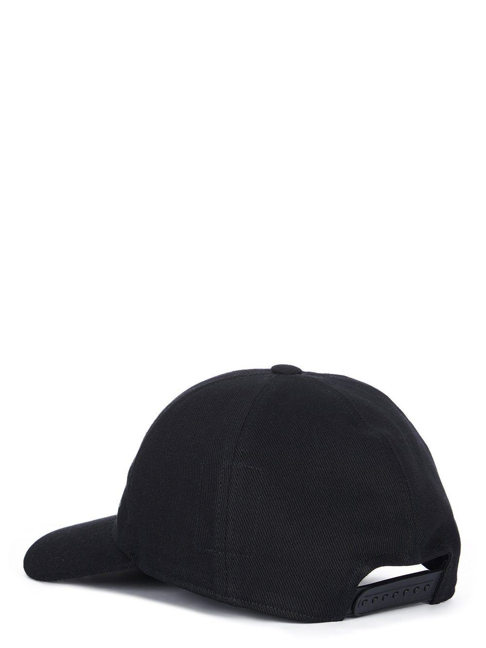 RICK OWENS FW23 LUXOR BASEBALL CAP IN BLACK AND PEARL 13OZ OVERDYED DENIM