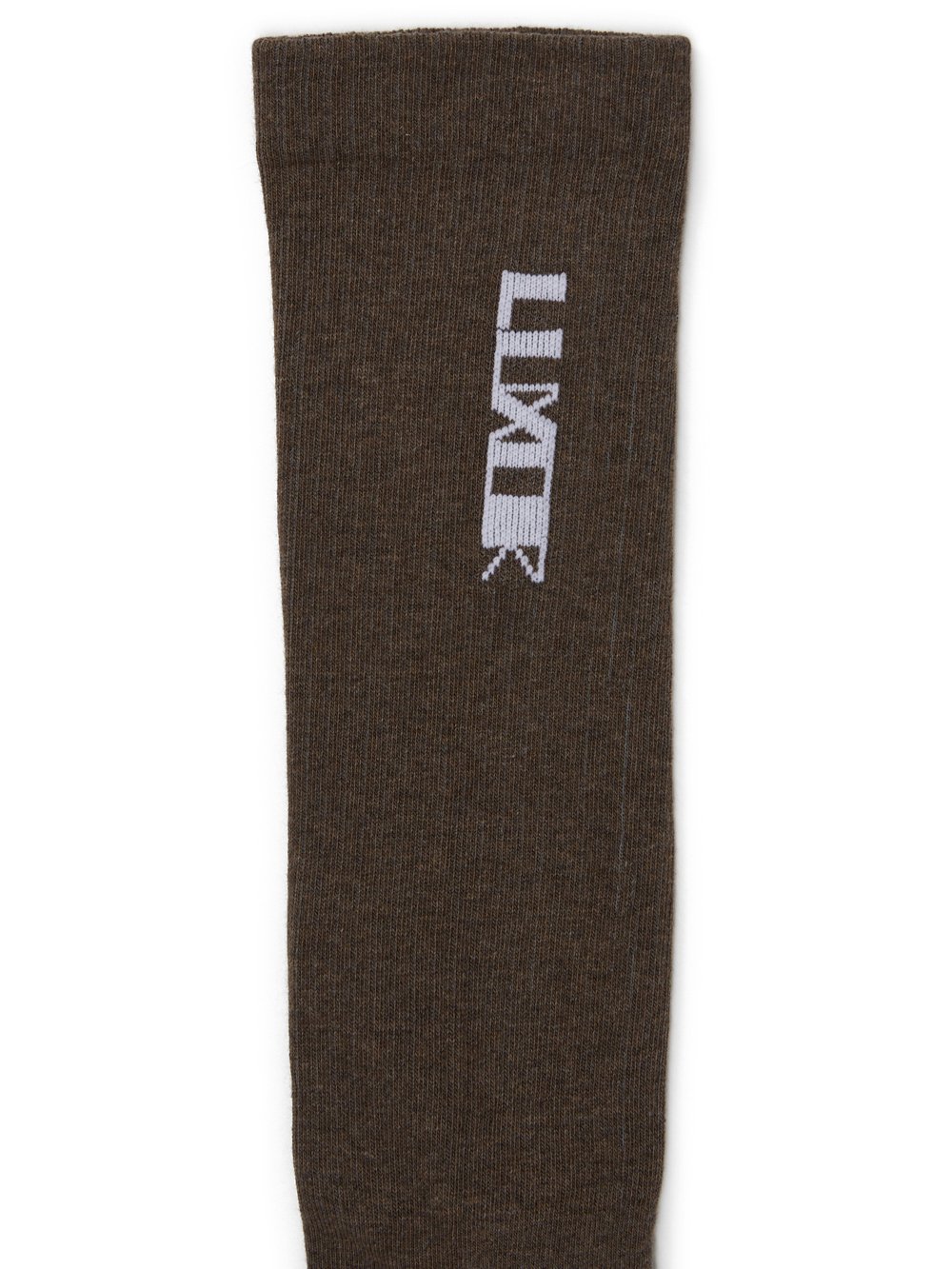 RICK OWENS FW23 LUXOR LUXOR SOCKS IN DUST AND MILK COTTON KNIT