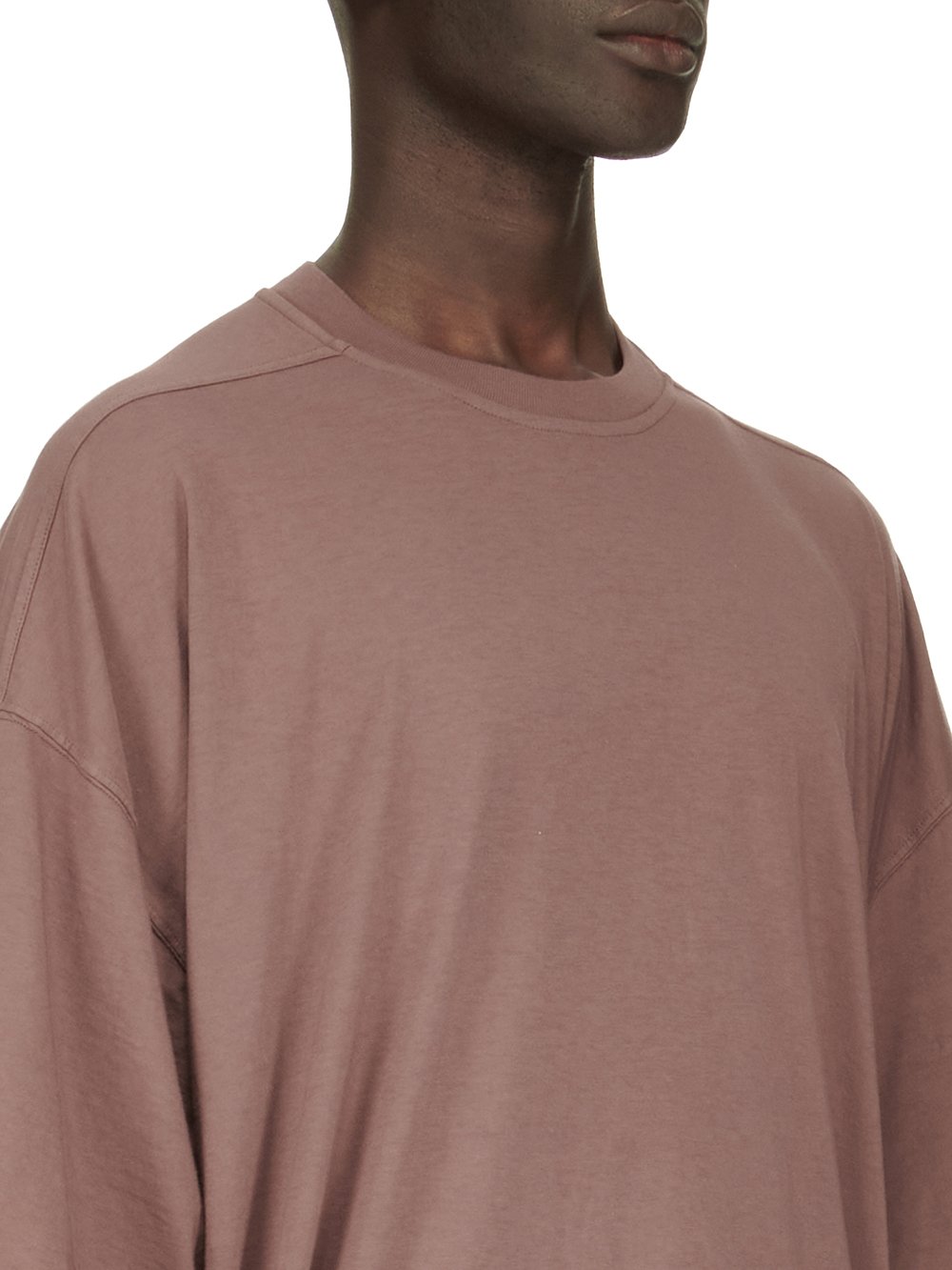 DRKSHDW FW23 LUXOR TOMMY T IN MAUVE MEDIUM WEIGHT COTTON JERSEY