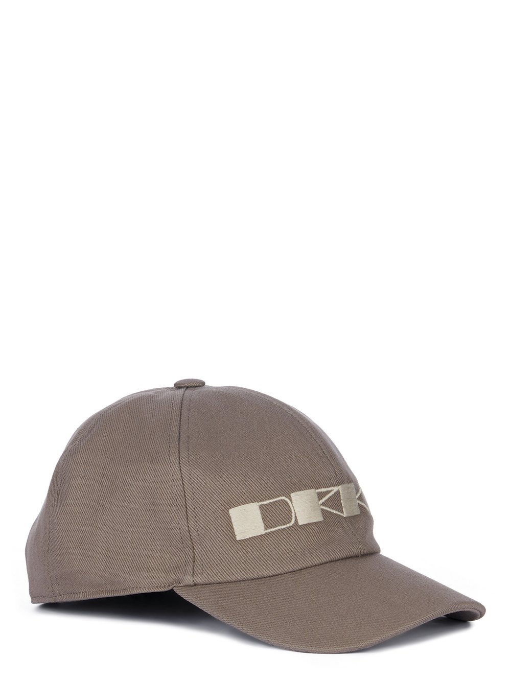 RICK OWENS FW23 LUXOR BASEBALL CAP IN DUST AND PEARL 13OZ OVERDYED DENIM