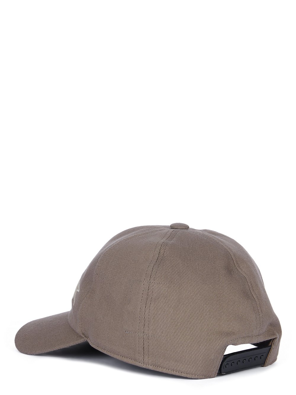 RICK OWENS FW23 LUXOR BASEBALL CAP IN DUST AND PEARL 13OZ OVERDYED DENIM