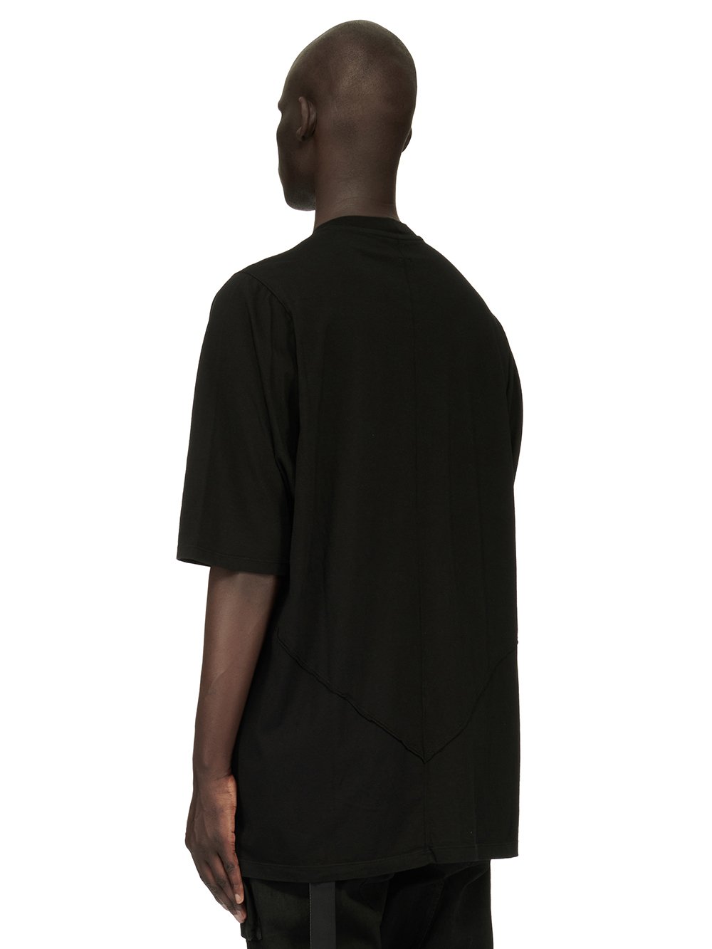 DRKSHDW FW23 LUXOR JUMBO SS T IN BLACK MEDIUM WEIGHT COTTON JERSEY