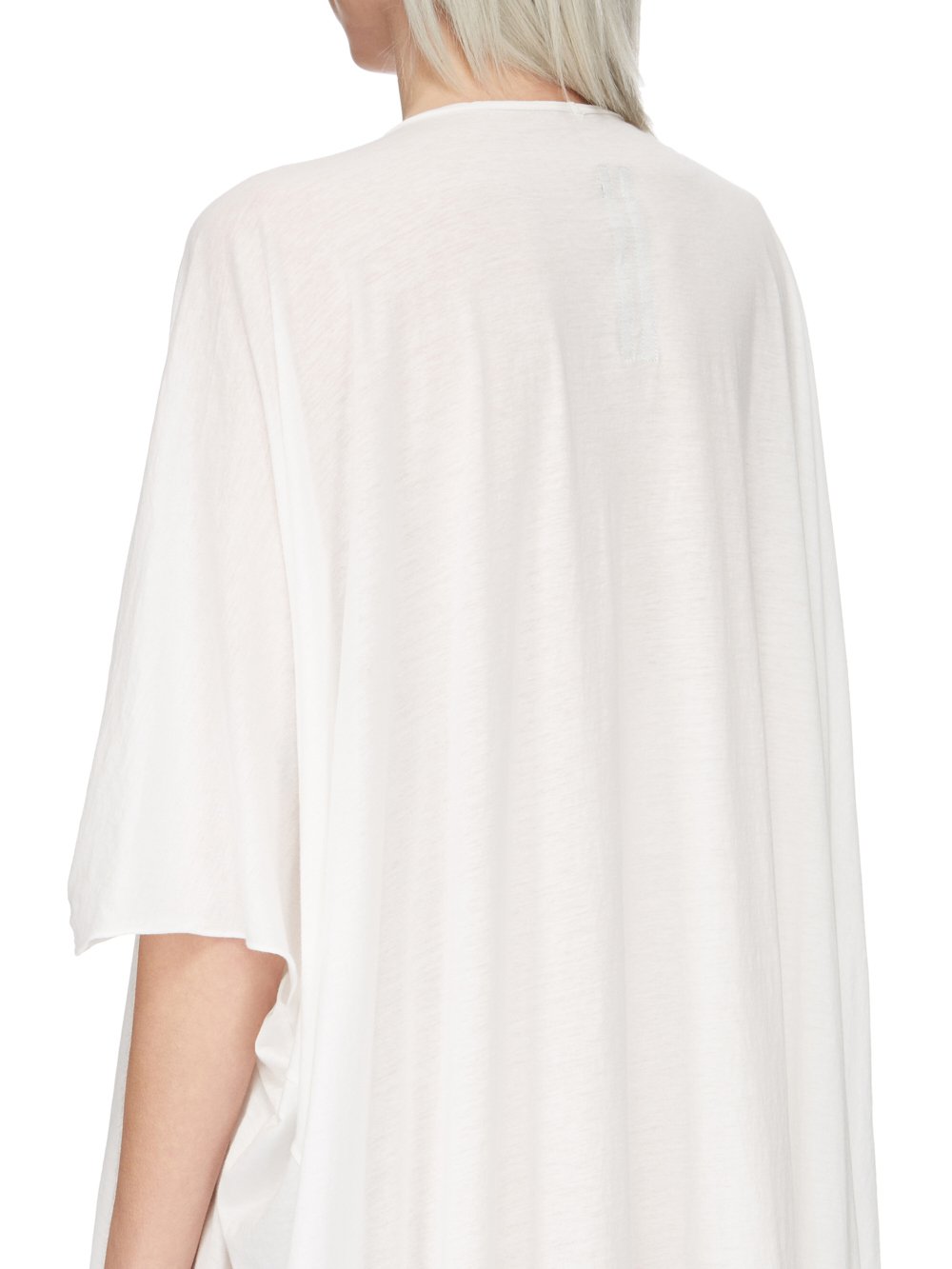 RICK OWENS FW23 LUXOR MINERVA T IN MILK COTTON GAUZE JERSEY