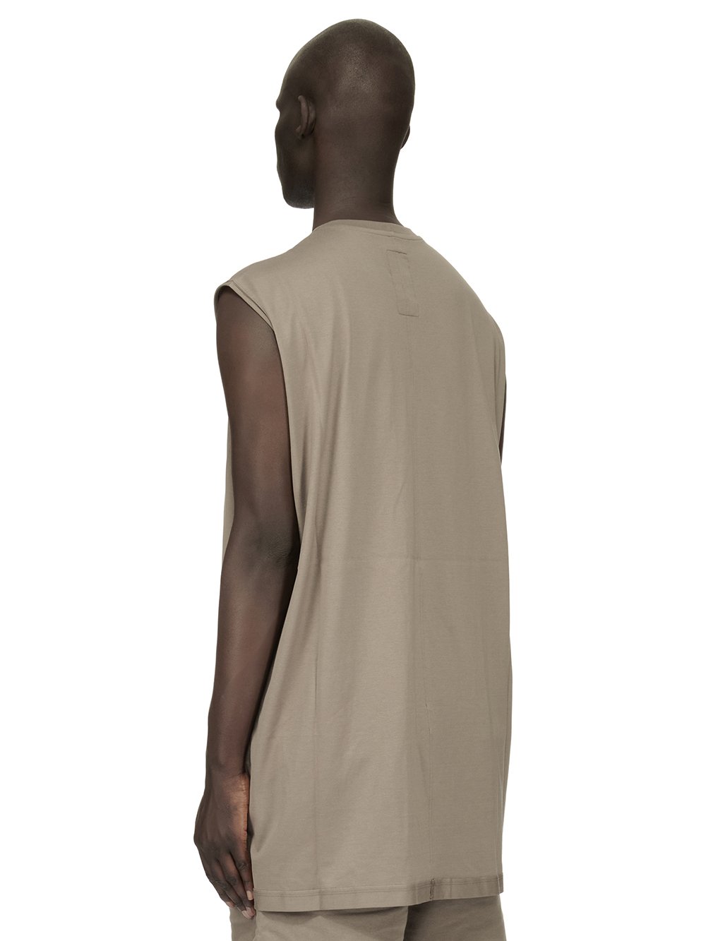 CHAMPION X RICK OWENS TARP T IN DUST GREY MEDIUM WEIGHT COTTON JERSEY 