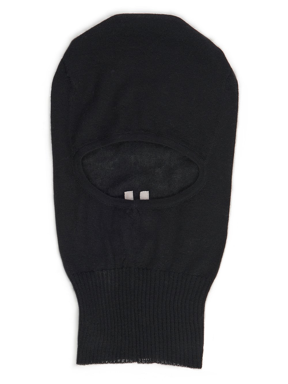 RICK OWENS FW23 LUXOR SKULL IN BLACK LIGHTWEIGHT RASATO KNIT