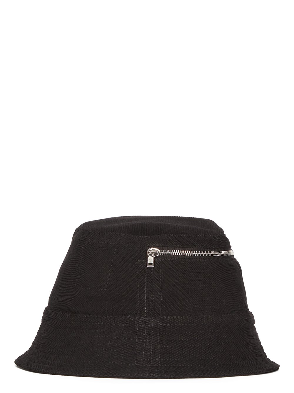 DRKSHDW FW23 LUXOR POCKET GILLIGAN HAT IN BLACK COTTON CORDUROY