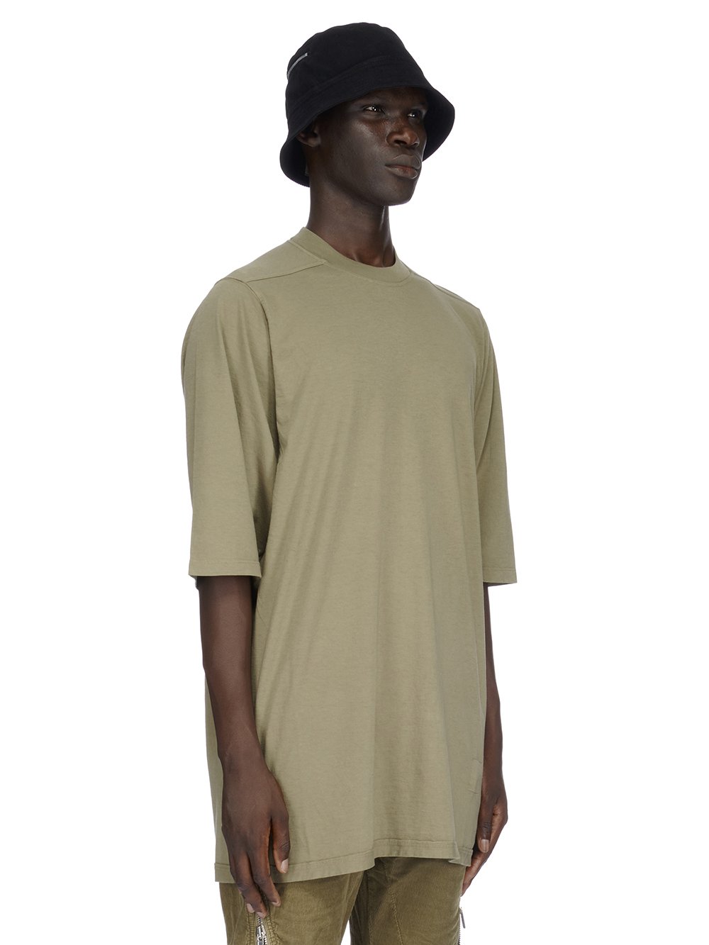 DRKSHDW FW23 LUXOR POCKET GILLIGAN HAT IN BLACK COTTON CORDUROY