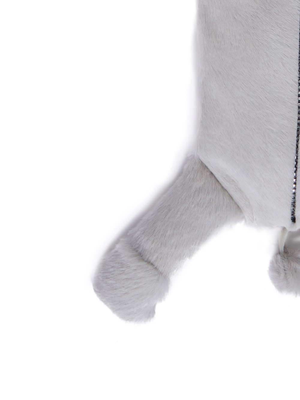 RICK OWENS HUN FAT BUNNY IN CHALK WHITE LAMB LEATHER