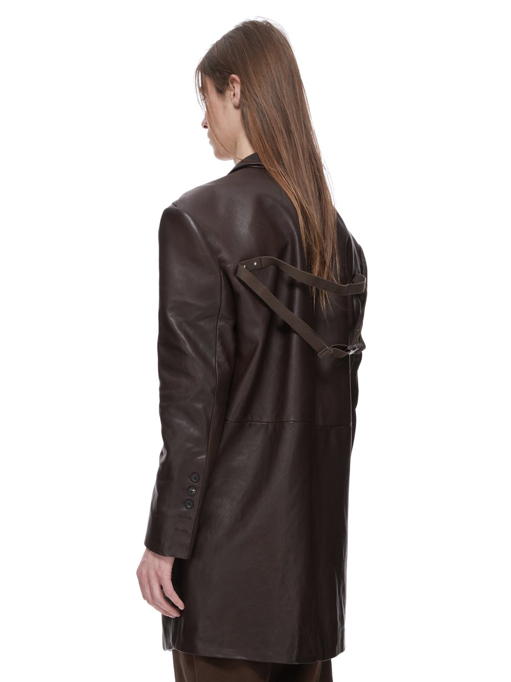 RICK OWENS FW23 LUXOR SOFT JUMBO TATLIN JKT IN BROWN VEG NAPPA LAMB