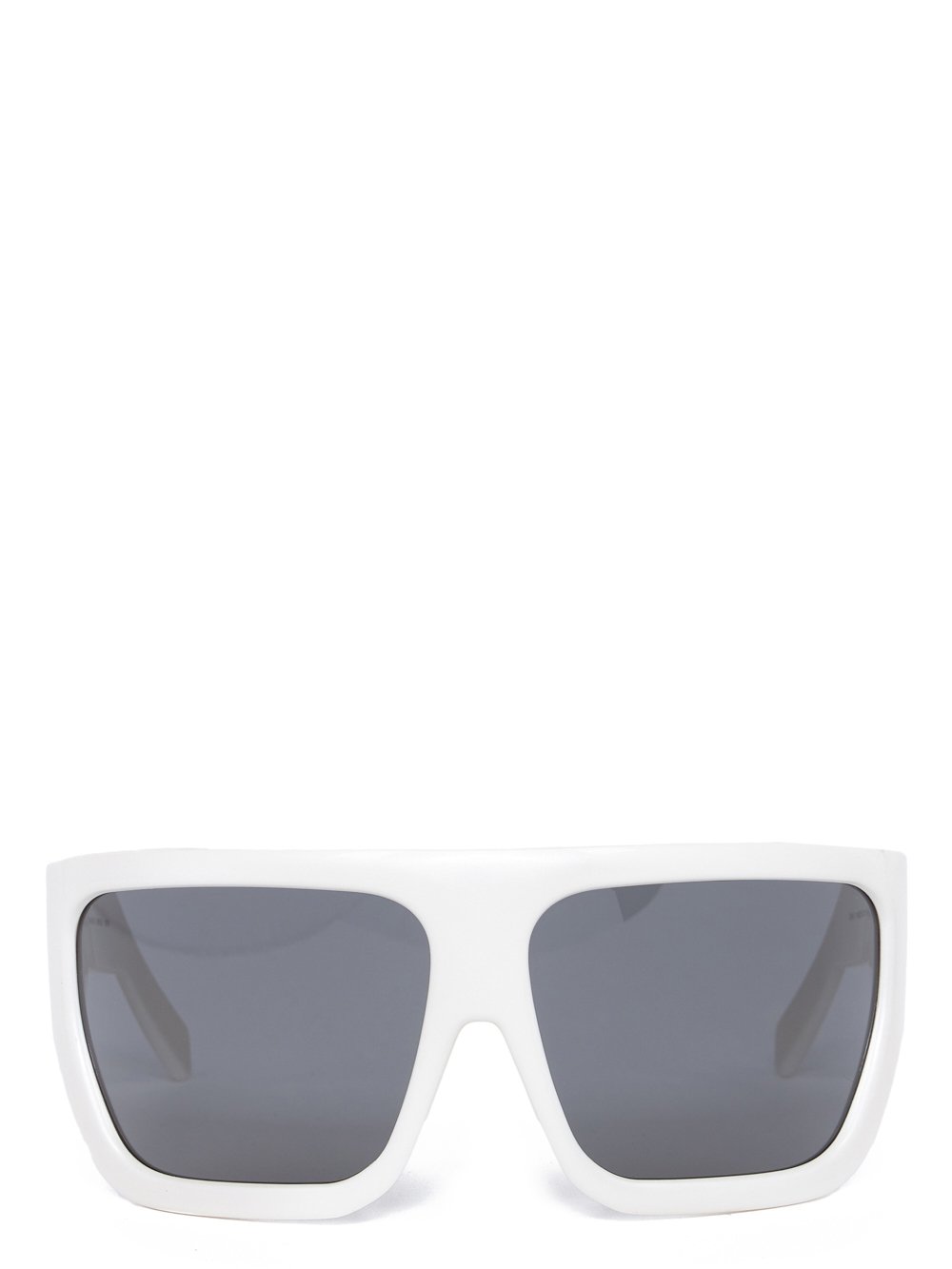 RICK OWENS DAVIS SUNGLASSES IN PEARL AND BLACK