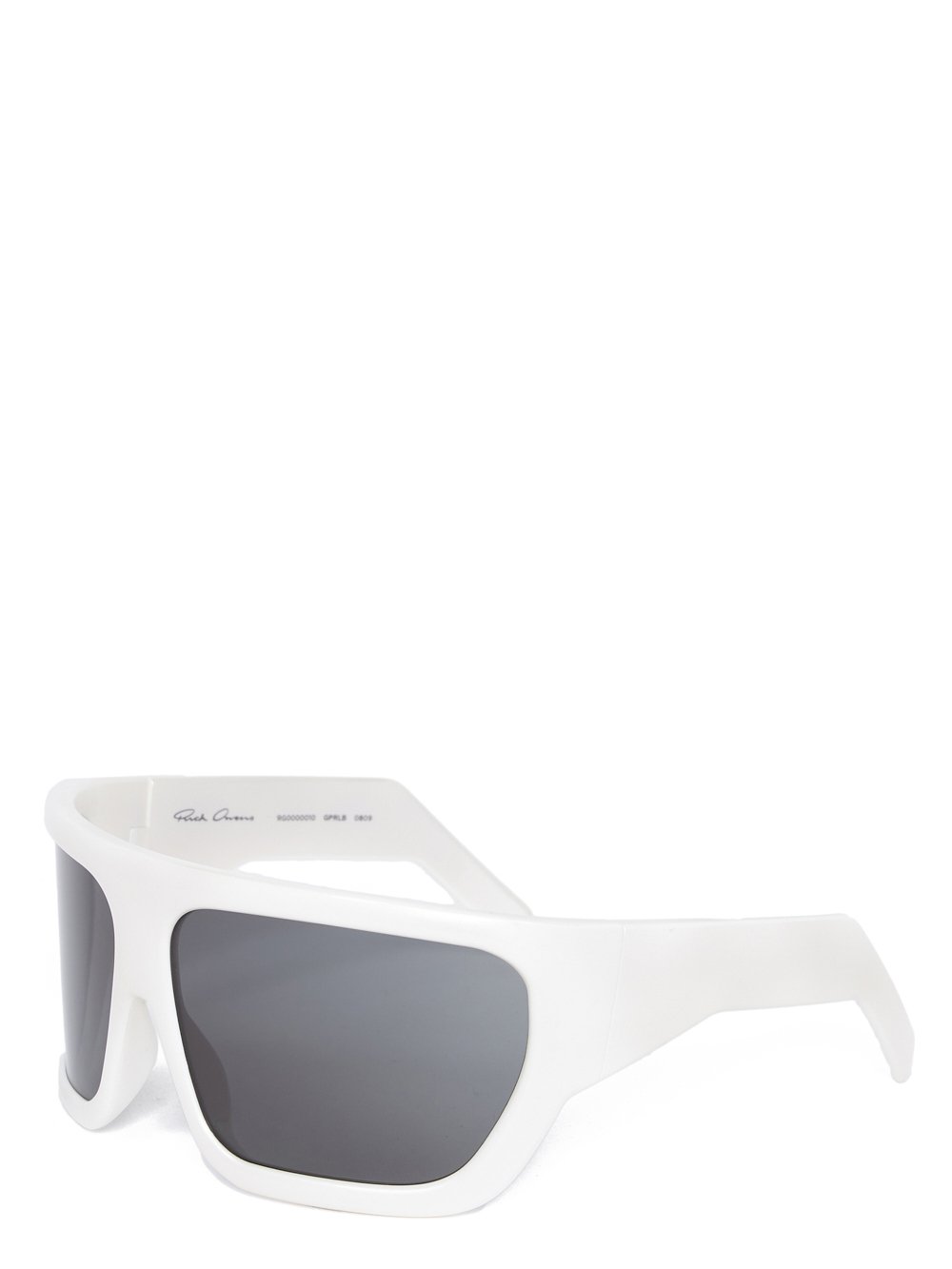 RICK OWENS DAVIS SUNGLASSES IN PEARL AND BLACK