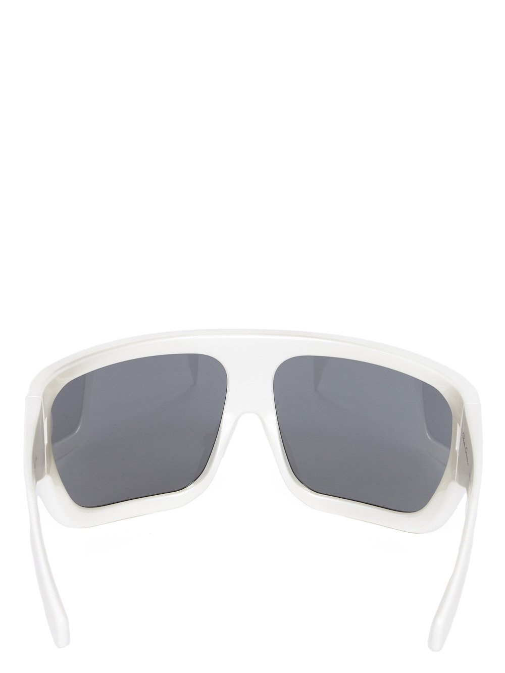 RICK OWENS DAVIS SUNGLASSES IN PEARL AND BLACK