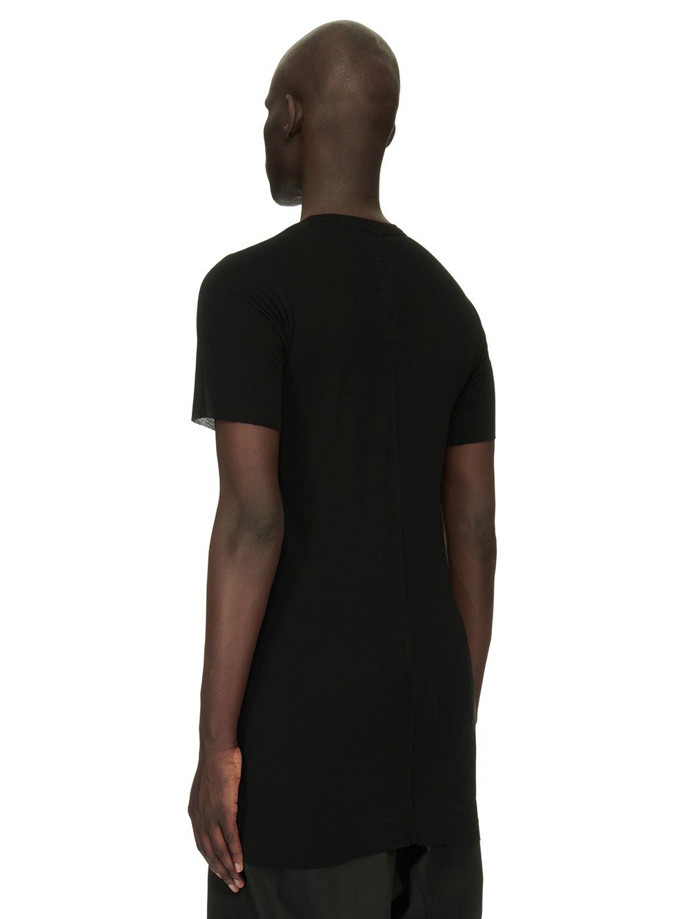 RICK OWENS FW23 LUXOR BASIC SS T IN BROWN VISCOSE SILK JERSEY