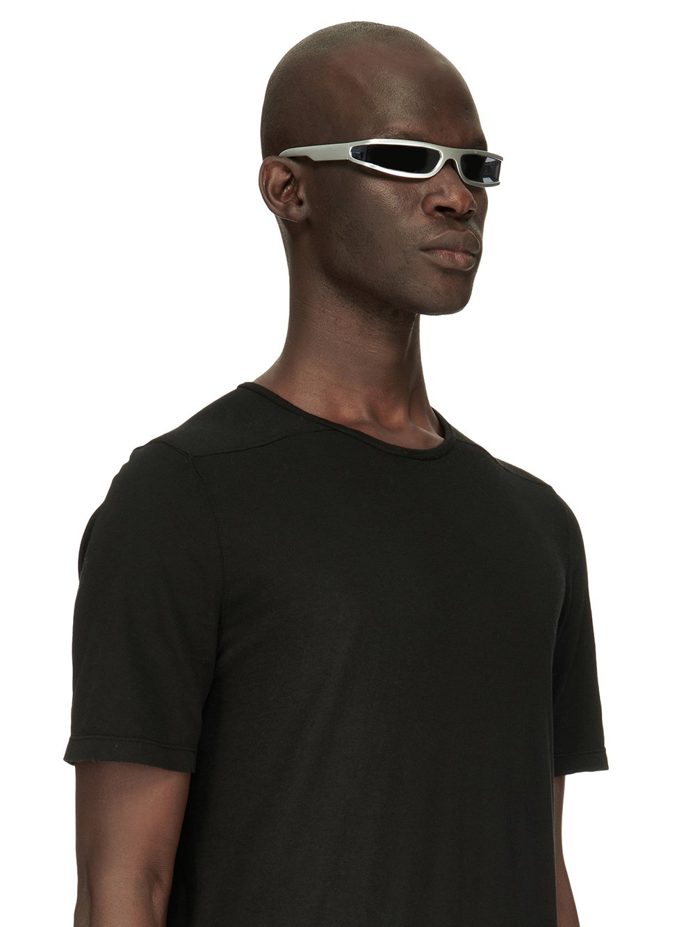 RICK OWENS FOG SUNGLASSES IN SILVER