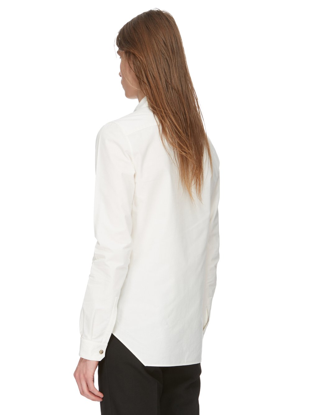 RICK OWENS FW23 LUXOR OFFICE SHIRT IN MEDIUM WEIGHT COTTON POPLIN