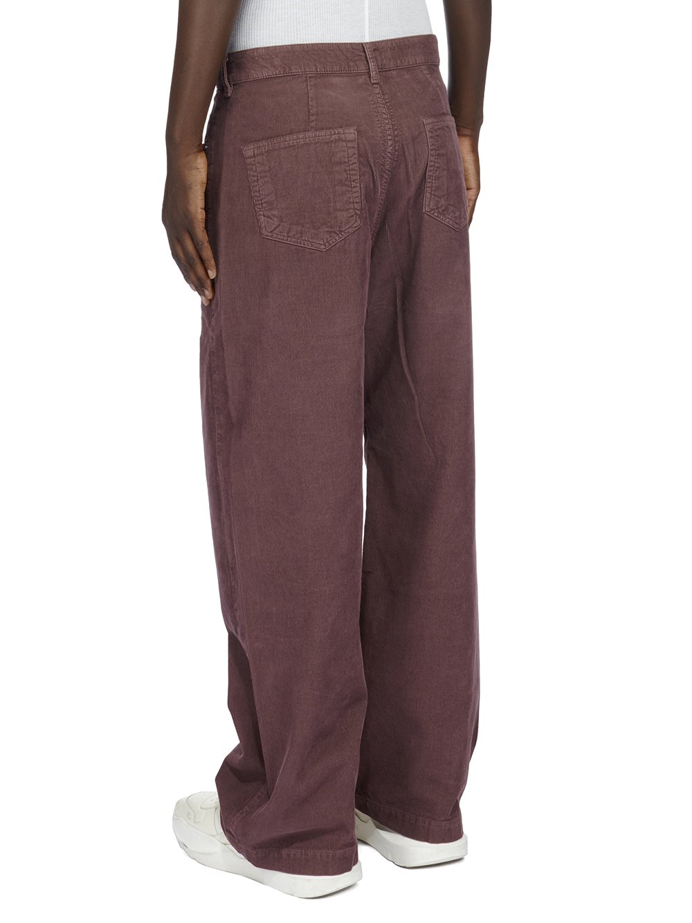 DRKSHDW FW23 LUXOR GETH JEANS IN MAUVE COTTON CORDUROY