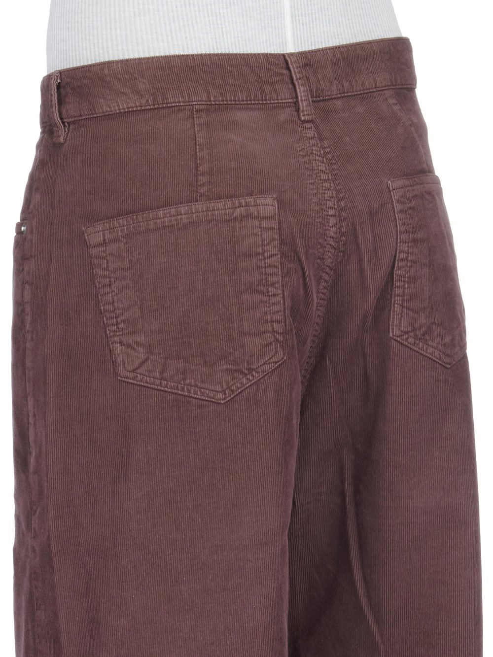 DRKSHDW FW23 LUXOR GETH JEANS IN MAUVE COTTON CORDUROY