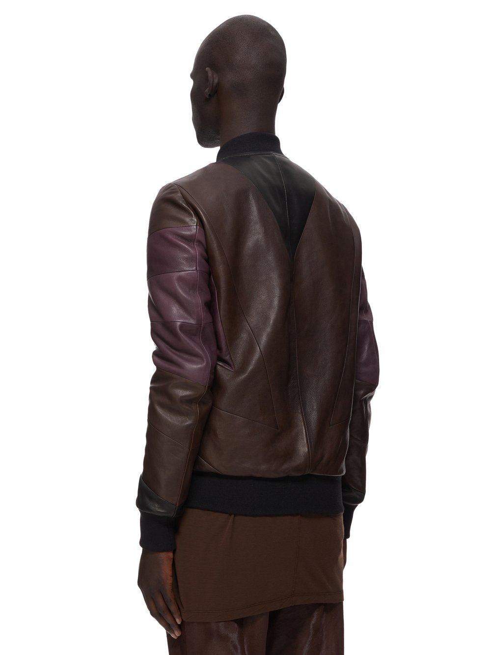 RICK OWENS FW23 LUXOR CLASSIC FLIGHT IN BLACK, BROWN AND AMETHYST VEG NAPPA RADIANCE