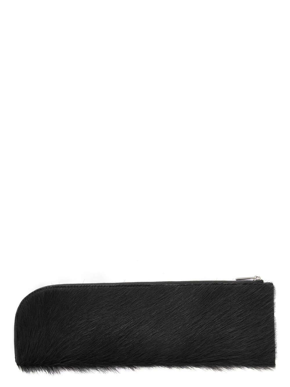 RICK OWENS FW23 LUXOR RICK WALLET EXTENDED IN BLACK UNSHAVED COW LEATHER