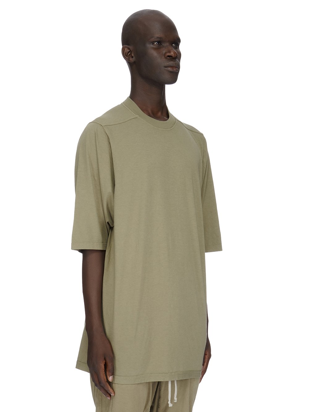 DRKSHDW FW23 LUXOR JUMBO SS T IN PALE GREEN MEDIUM WEIGHT COTTON JERSEY