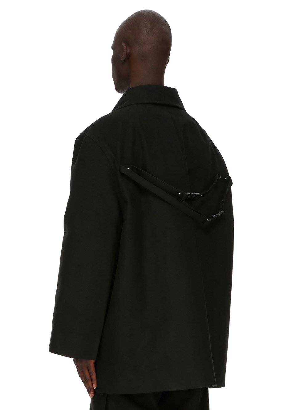 RICK OWENS FW23 LUXOR JUMBO PONCHO DRELLA IN HEAVY MOLESKIN