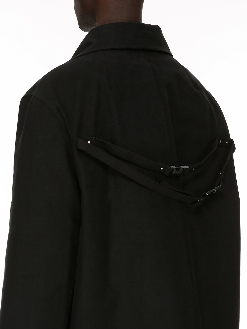 RICK OWENS FW23 LUXOR JUMBO PONCHO DRELLA IN HEAVY MOLESKIN