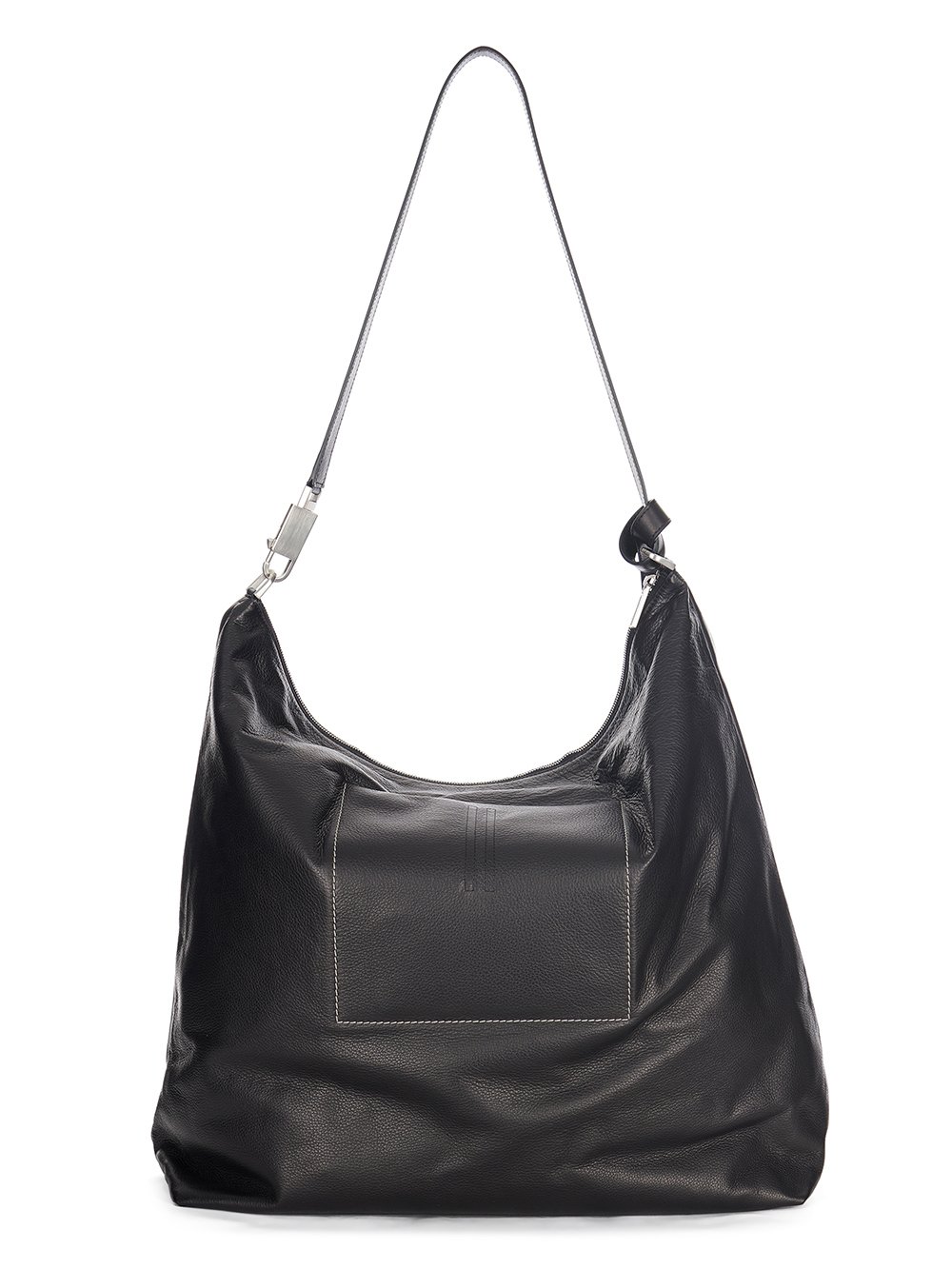 RICK OWENS FW23 LUXOR JUMBO BALLOON IN BLACK SOFT GRAIN COW LEATHER