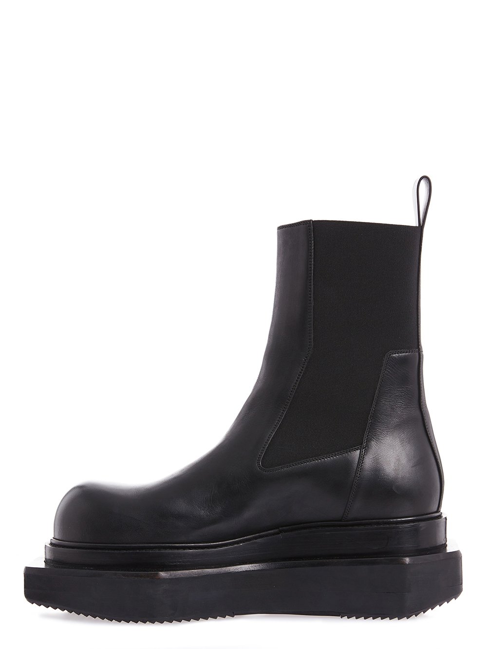 RICK OWENS FW23 LUXOR BEATLE TURBO CYCLOPS IN BLACK WAXY CALF