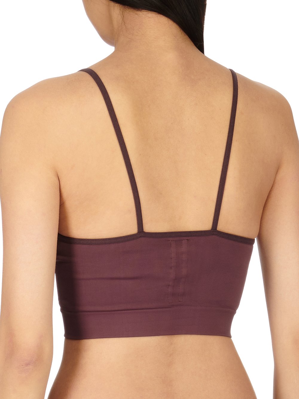 RICK OWENS FW23 LUXOR V BRA IN AMETHYST ACTIVE KNIT