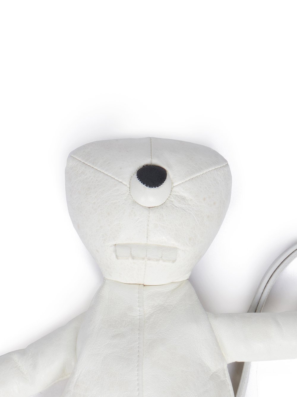 RICK OWENS HUN CYCLOP IN CHALK WHITE LAMB LEATHER