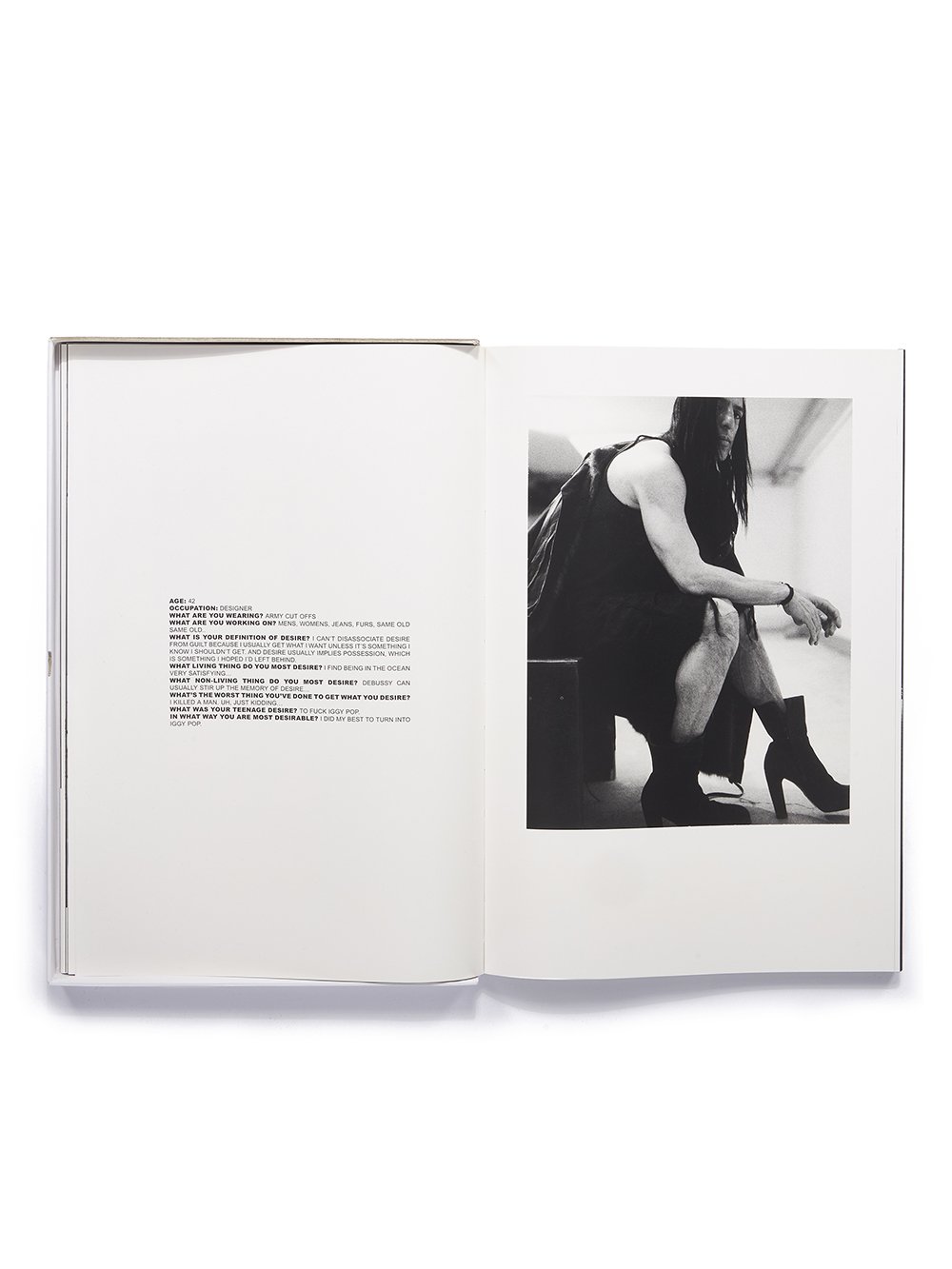 FW23 LUXOR - BOOKS - RICK OWENS