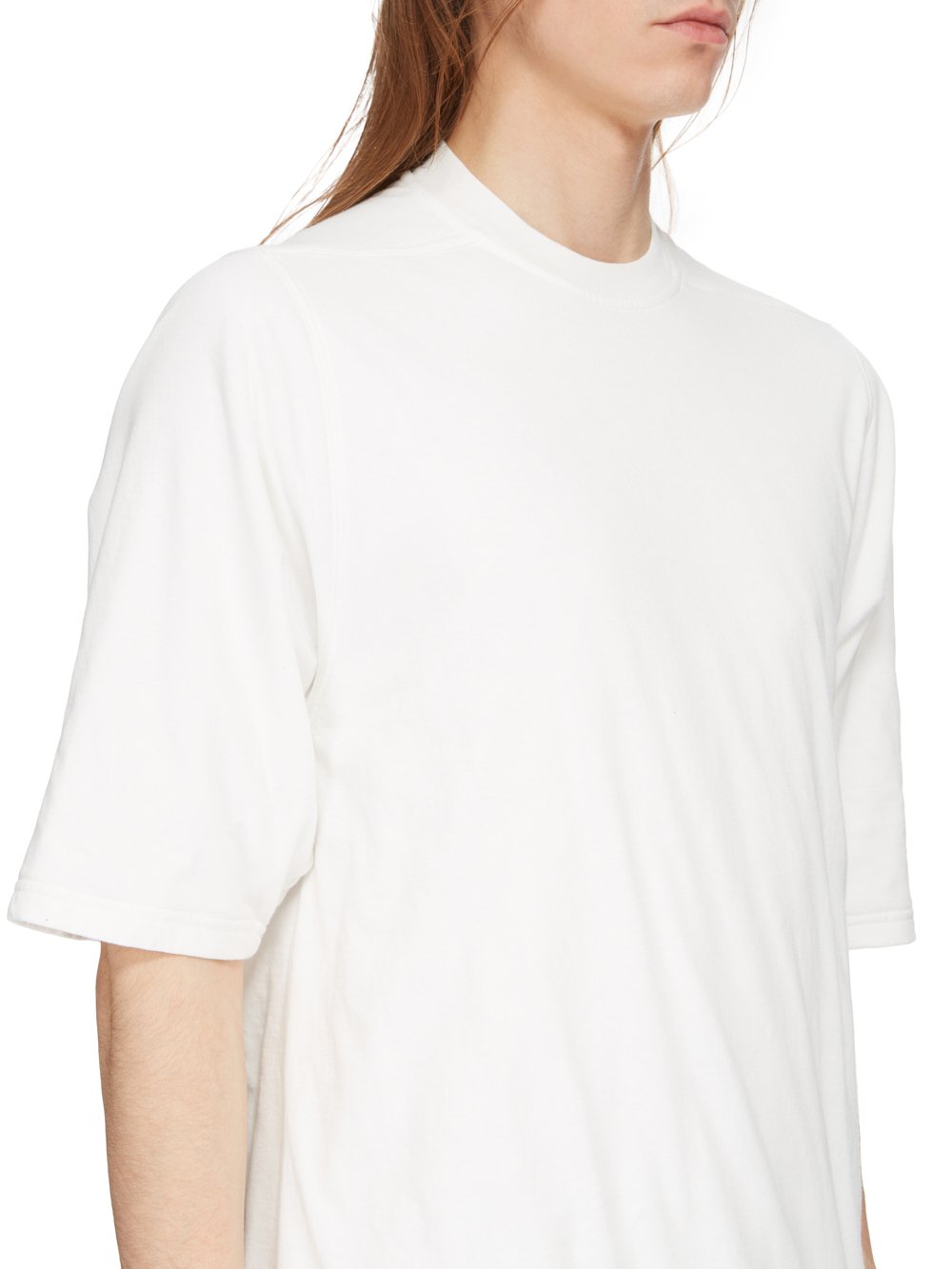 RICK OWENS FW23 LUXOR TOMMY T IN MILK MEDIUM WEIGHT COTTON JERSEY 