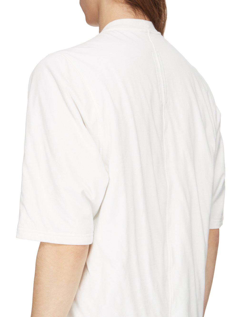 RICK OWENS FW23 LUXOR TOMMY T IN MILK MEDIUM WEIGHT COTTON JERSEY 