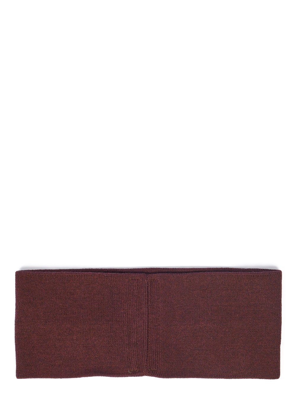 RICK OWENS FW23 LUXOR SO CUNT HEADBAND  IN MAUVE AND MILK COTTON KNIT