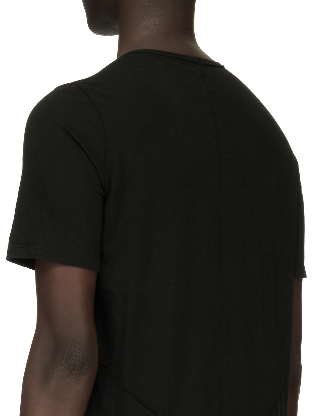 DRKSHDW FW23 LUXOR LEVEL T IN BLACK MEDIUM WEIGHT COTTON JERSEY