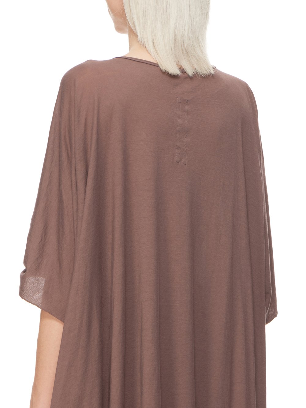 DRKSHDW FW23 LUXOR MINERVA T IN MAUVE COTTON GAUZE JERSEY